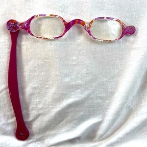 Opera‎ Reading Glasses Collapsible Vintage one arm butterfly or bat wing style
